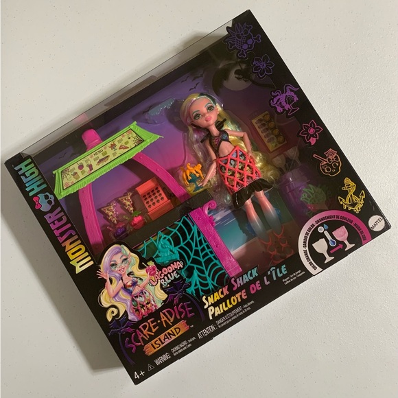 Monster High®: Scare-adise Island Lagoona Blue™ Snack Shack Playset-New - Picture 3 of 9